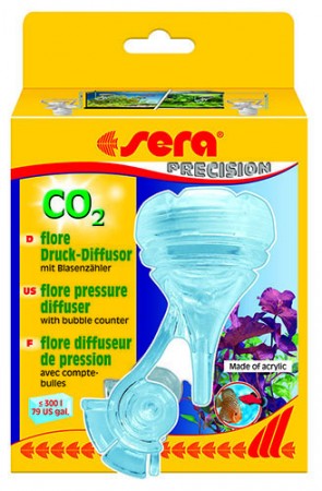 Диффузор CO2 Sera Flore CO2 Pressure Diffuserсо встроенным счётчиком пузырьков