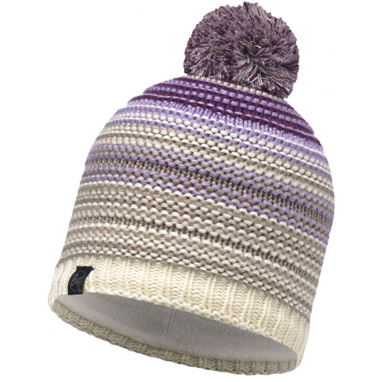 Шапка-бини мужская Buff Knitted & Polar Hat Neper фиолетовая, one size