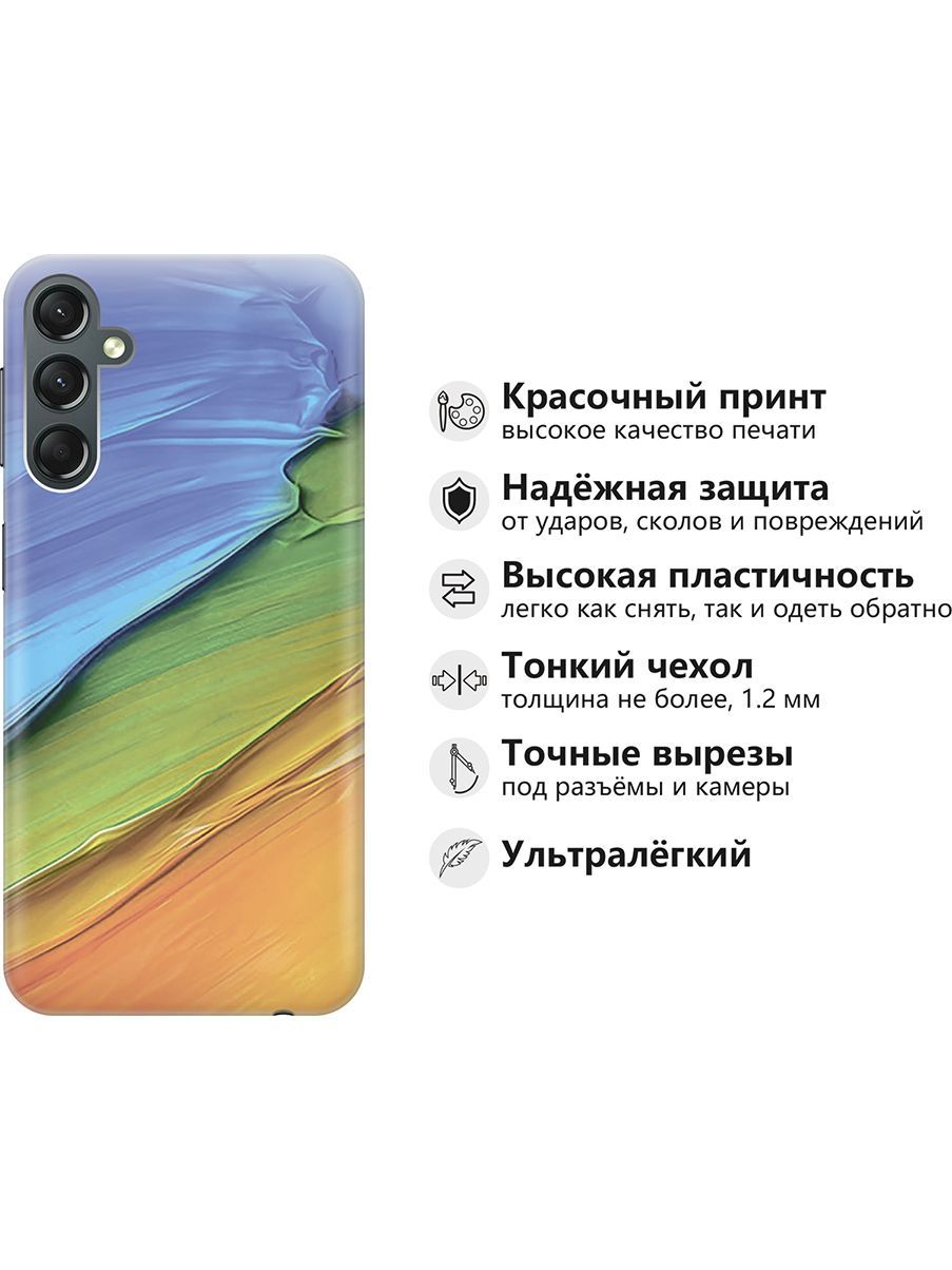 Силиконовый чехол на Samsung Galaxy A24 с принтом 