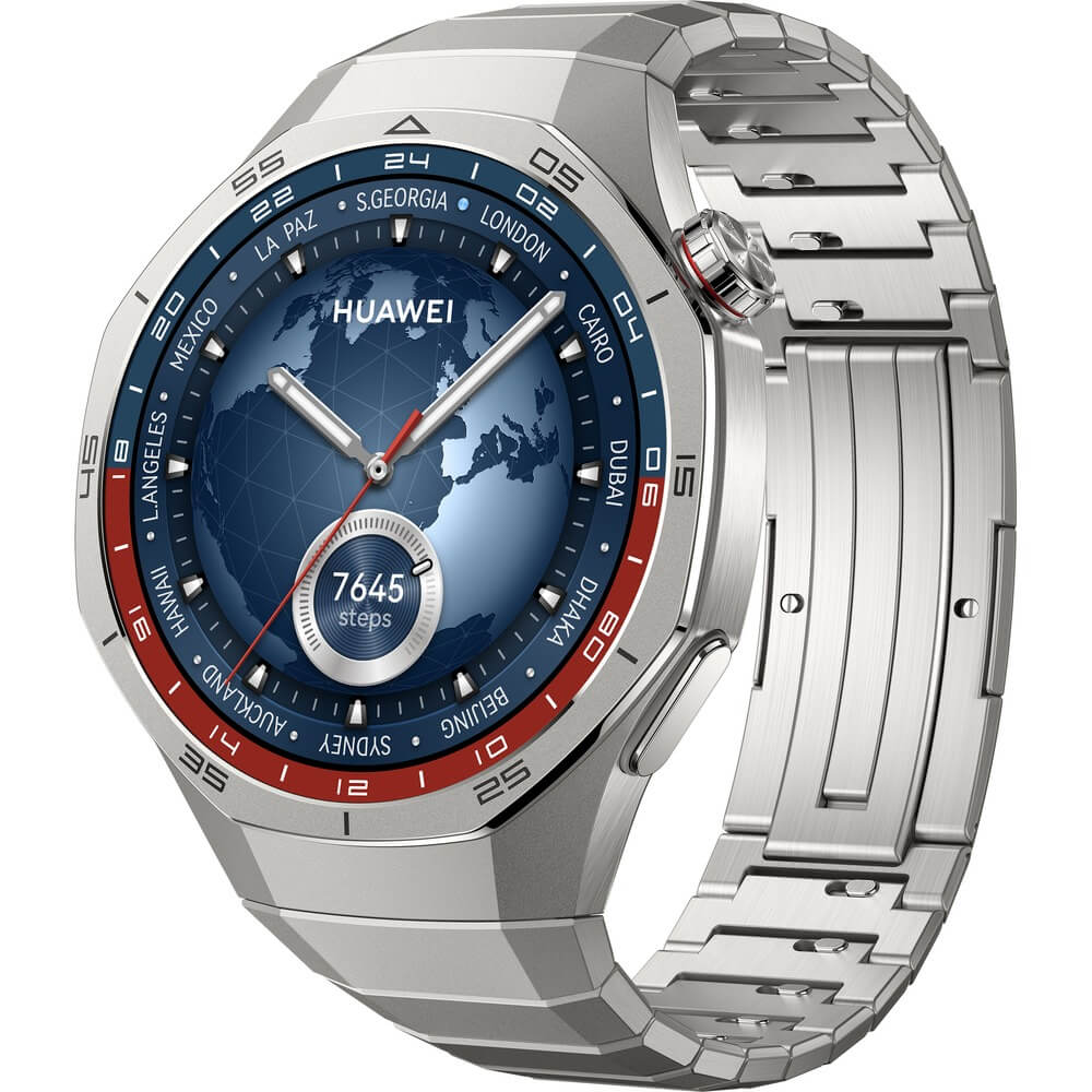 Смарт-часы Huawei Watch GT 5 55020DGG Titanium серебристый/серебристый - купить в Технопарк - Купер, цена на Мегамаркет