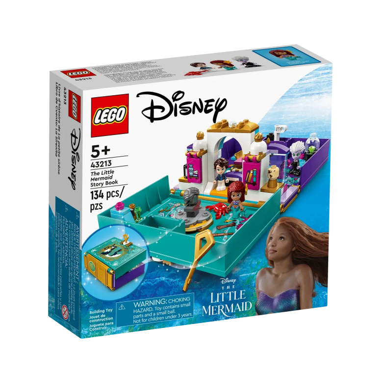 Купить конструктор Lego Disney Princess Книга приключений русалочки, 134 детали, 43213, цены на Мегамаркет | Артикул: 100056152638