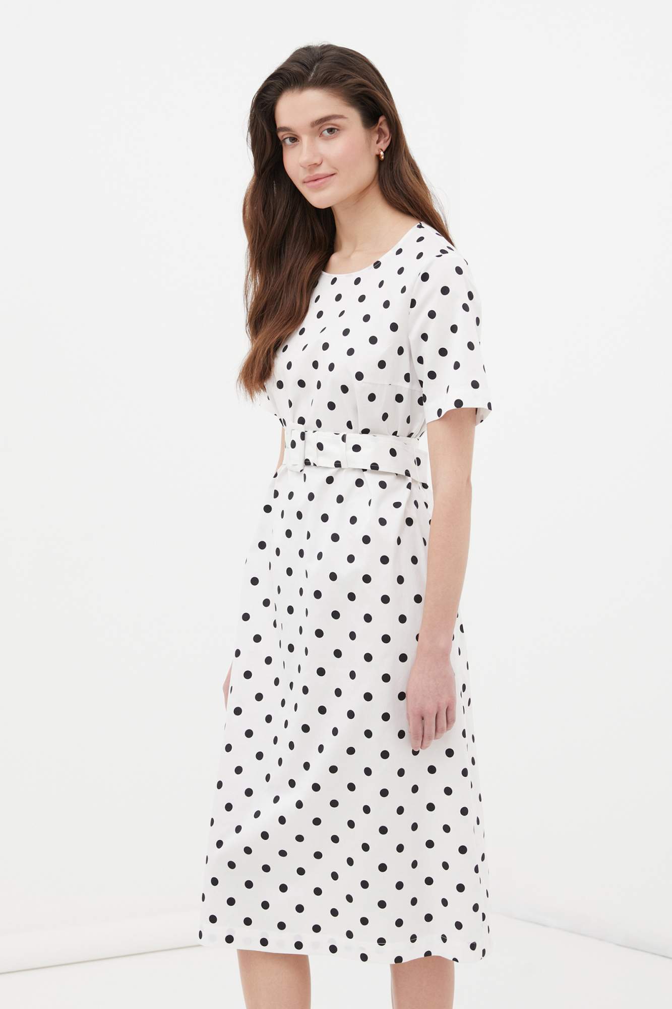 Платье женское Finn Flare FSC110154 белое 2XL