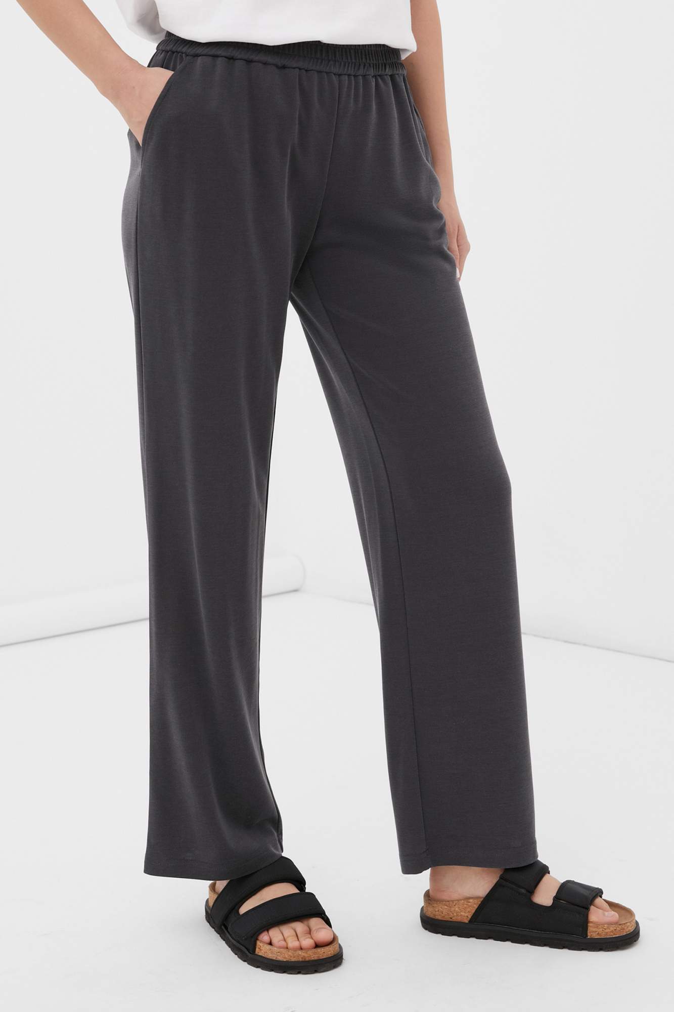 Спортивные брюки женские Finn Flare FSC13047 серые XS