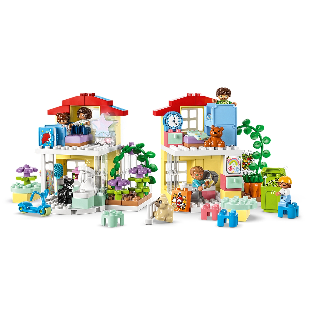 Купить конструктор Lego Duplo Семейный дом 3 в 1, 218 деталей, 10994, цены  на Мегамаркет | Артикул: 100056152805