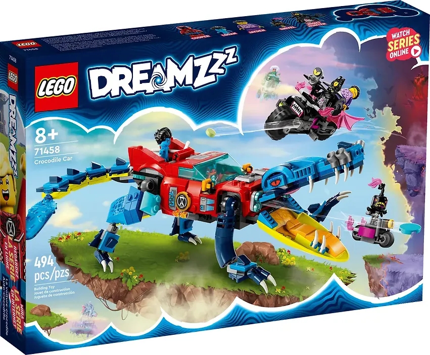 Купить конструктор LEGO DREAMZzz Автомобиль-крокодил, 71458, цены на Мегамаркет | Артикул: 100056152865