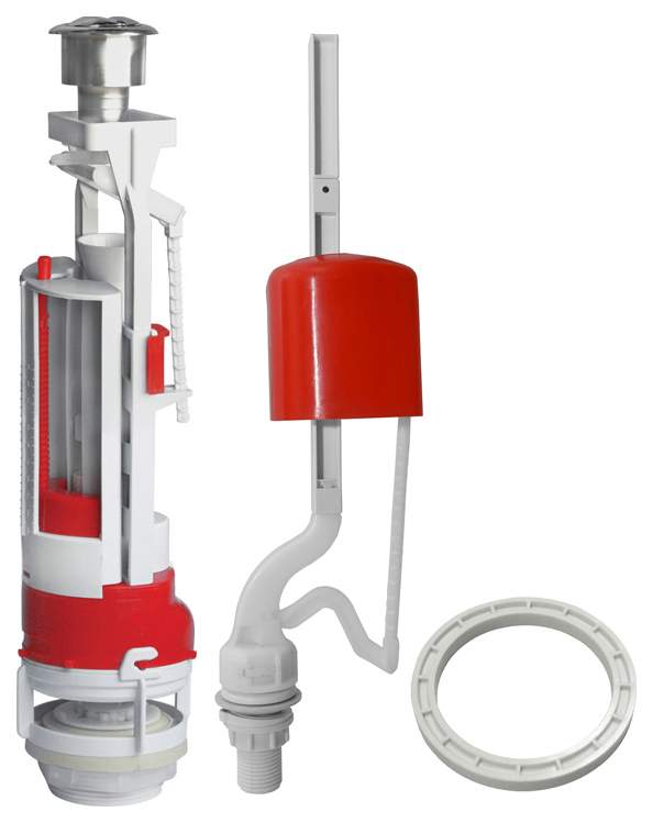 Сливная арматура для бачка 2 кнопочная ИнкоЭр СБ2-НпрНРФ-АА-В Р, 1 шт ...