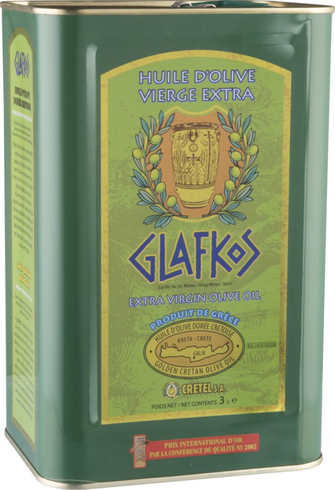 Масло оливковое Glafkos extra virgin 3 л