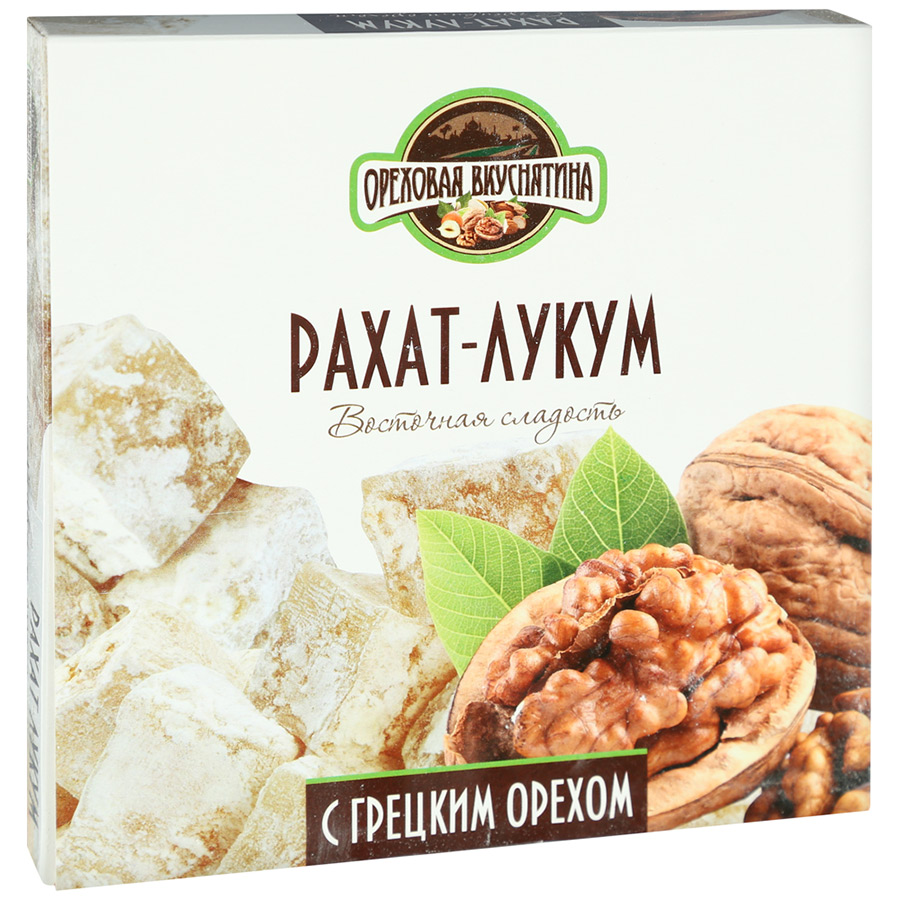 Рахат-лукум Ореховая Вкуснятина с грецким орехом 350 г - купить в СОЛОС, цена на Мегамаркет