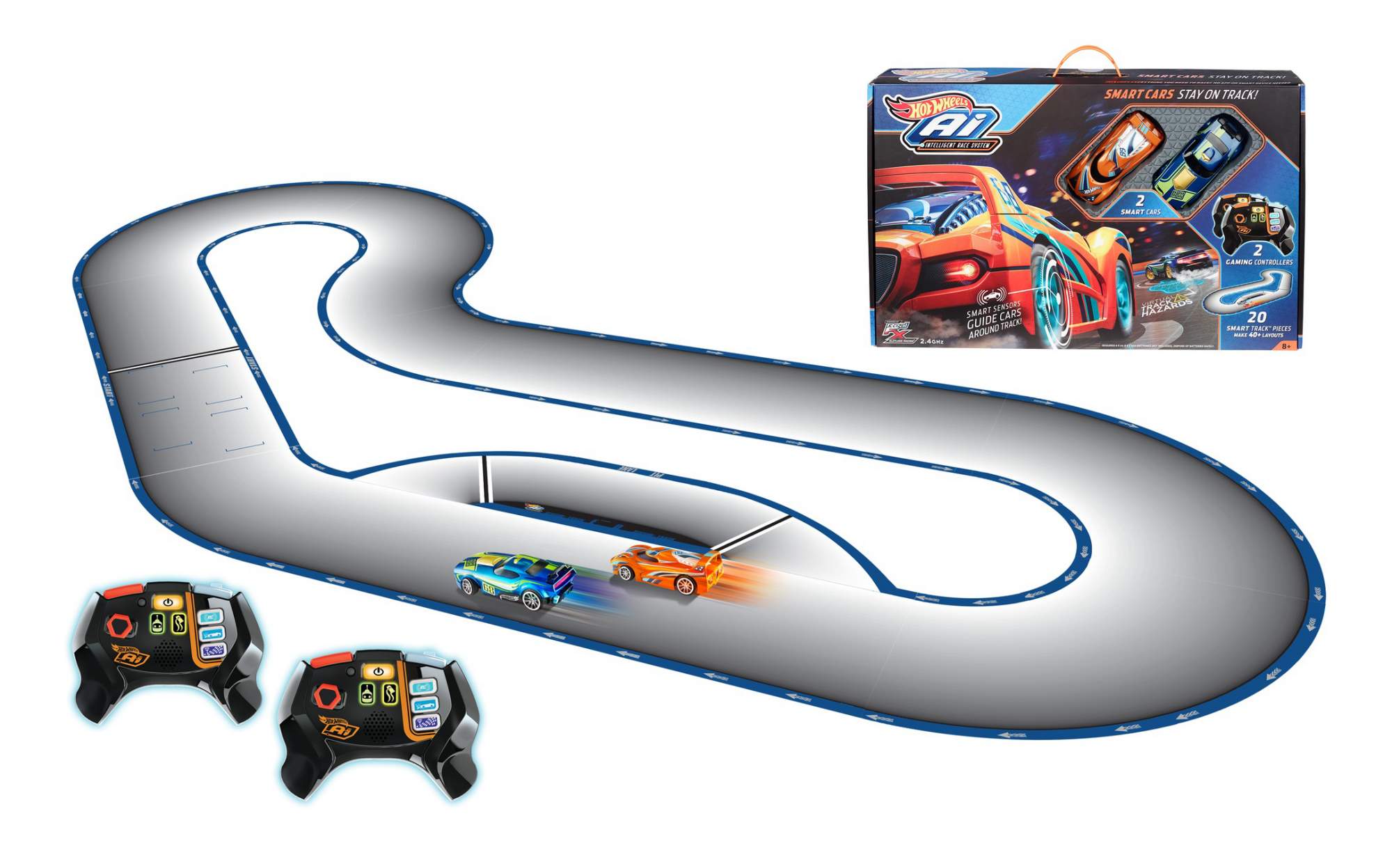 Hot wheels автотрек гонки. Трек hot Wheels умная трасса: a.i Starter Set fbl83. Трек hot Wheels умная трасса: a.i Starter Set: Street Racing Edition fdy09. Умная трасса hot Wheels. Умная трасса hot Wheels c 2 машинками на пульте управления