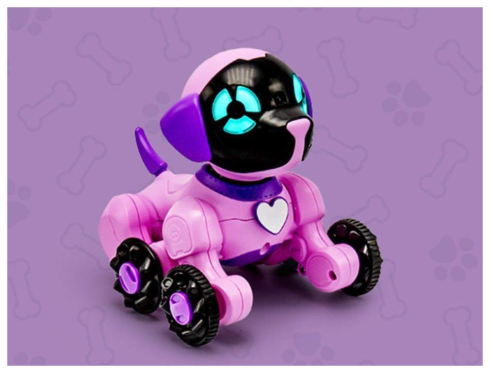 Робот WOWWEE собачка Чиппи. Робот WOWWEE собачка Чиппи розовая 2804-3817. Интерактивная собачка WOWWEE Чиппи розовая. Робот-щенок WOWWEE Chip розовый