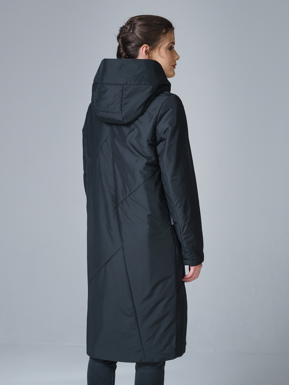 Пальто женское OHARA BYC-21722 черное 42 RU