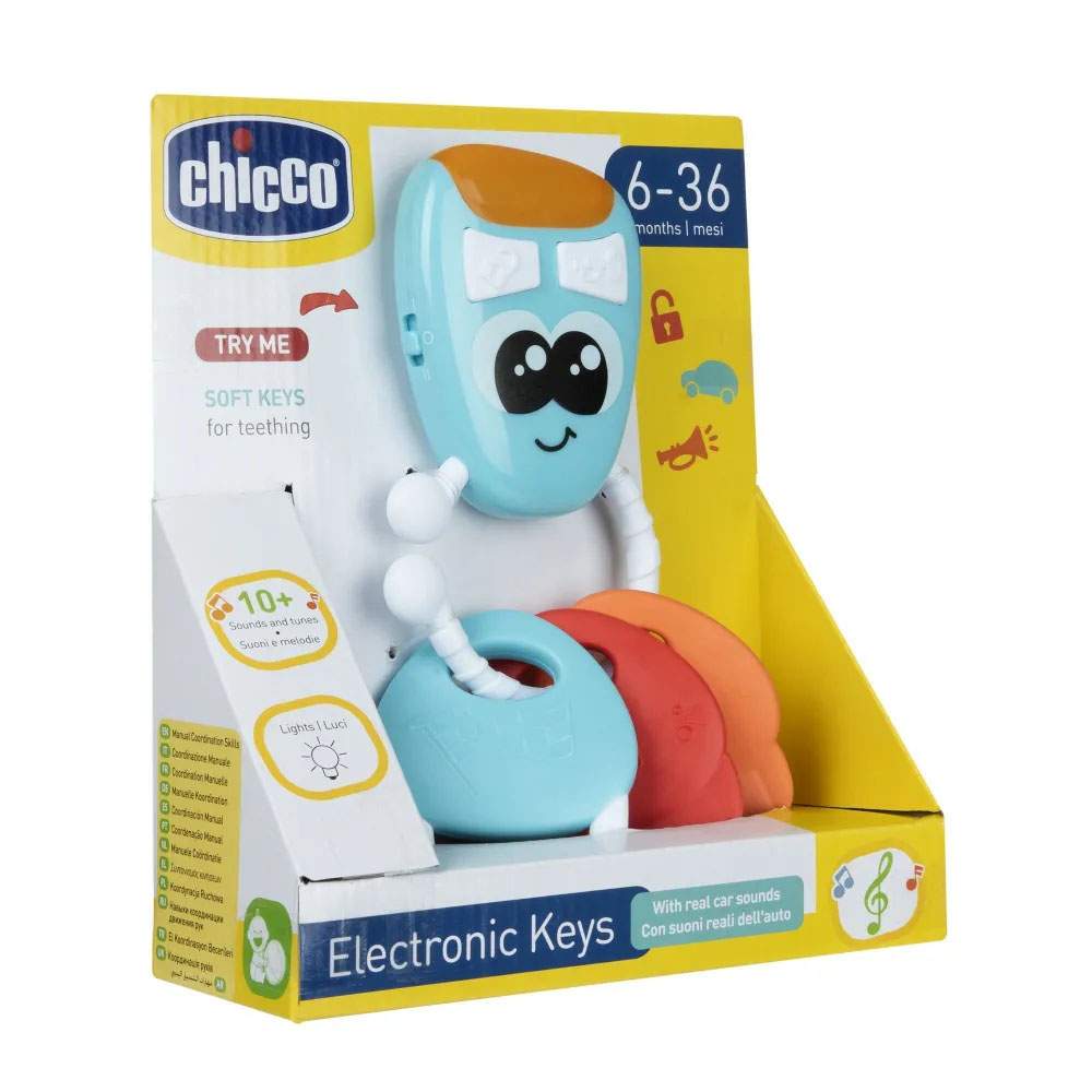 Игрушка Chicco Электронные ключи 6м+ – купить в Москве, цены в  интернет-магазинах на Мегамаркет