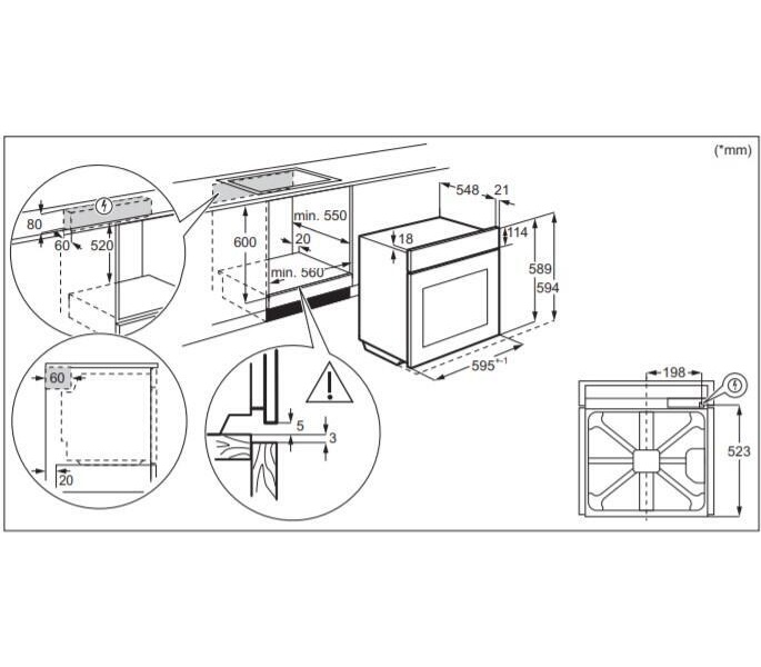 Духовой шкаф electrolux opeb2640v