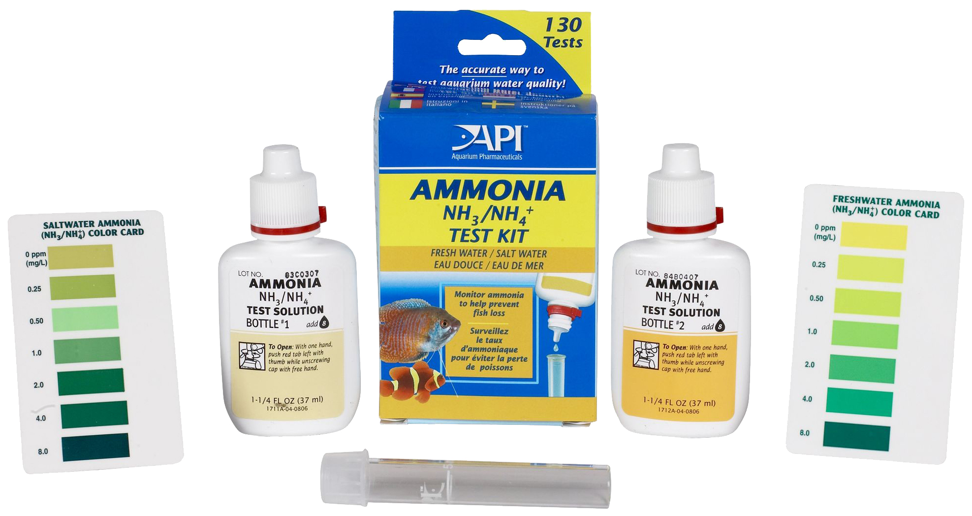 Ammonia. Набор реагентов для измерения уровня аммиака в крови Ammonia Test Kit II. Тест на аммиак. BWT Test Kit. Тесты на аммиак для рыб.