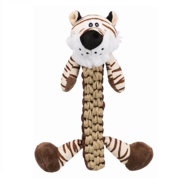 Мягкая игрушка для собак TRIXIE Тигр, коричневый, 32 см