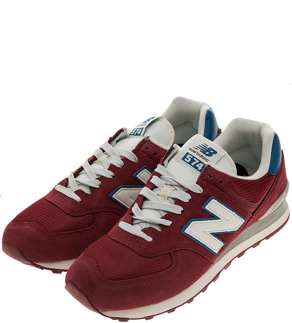 Кроссовки мужские New Balance ML574OBC/D красные 12 US - описание и фото на  Мегамаркет