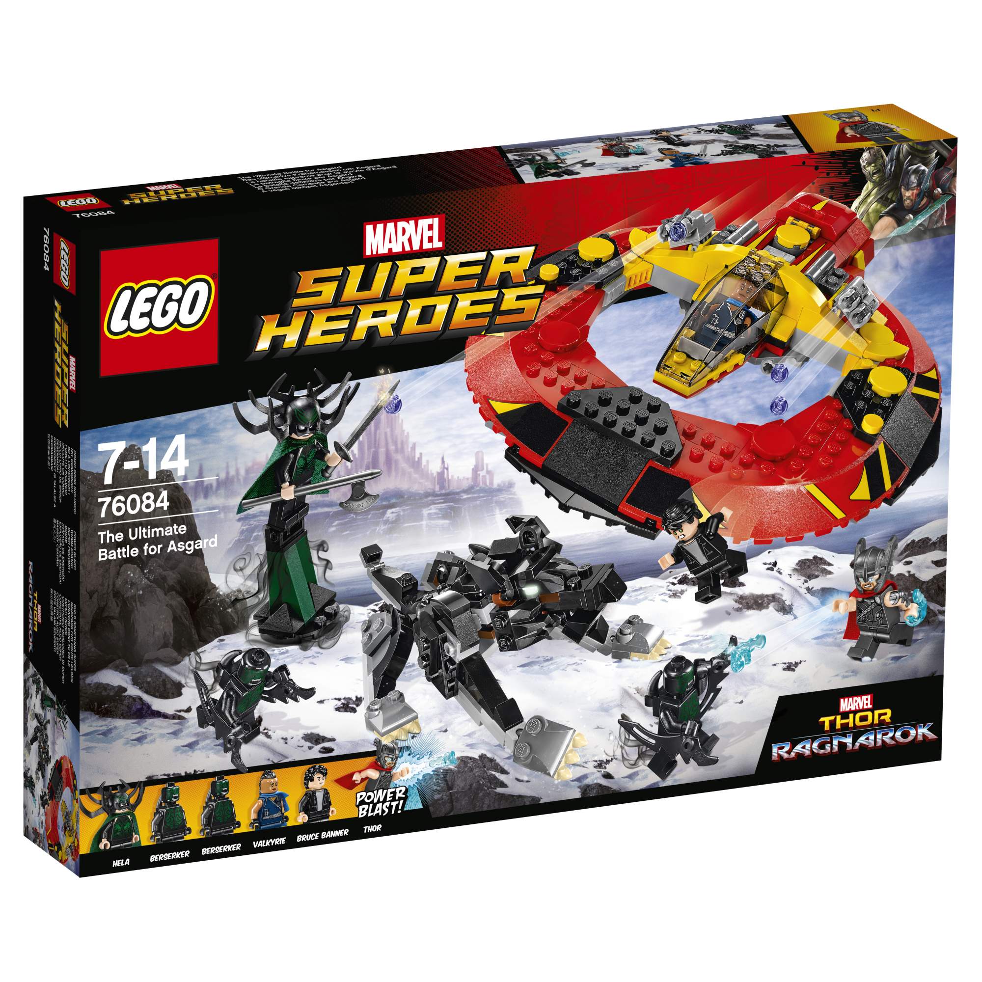 Отзывы о конструктор LEGO Super Heroes Решающая битва за Асгард (76084) -  отзывы покупателей на Мегамаркет | конструкторы LEGO 76084 - 100000093101