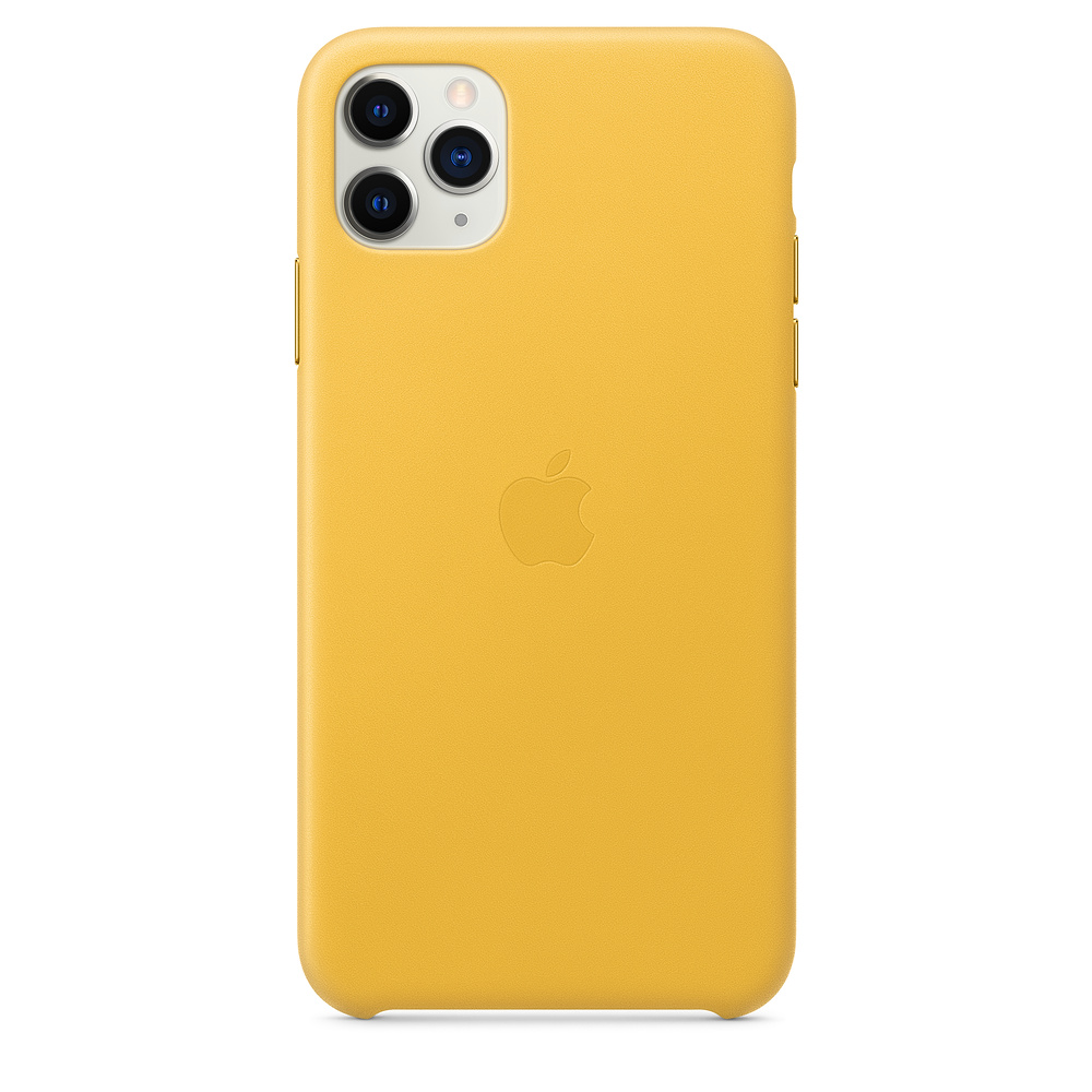 Чехол Apple для iPhone 11 Pro Max Leather Case - Meyer Lemon - отзывы  покупателей на маркетплейсе Мегамаркет | Артикул: 100025402301