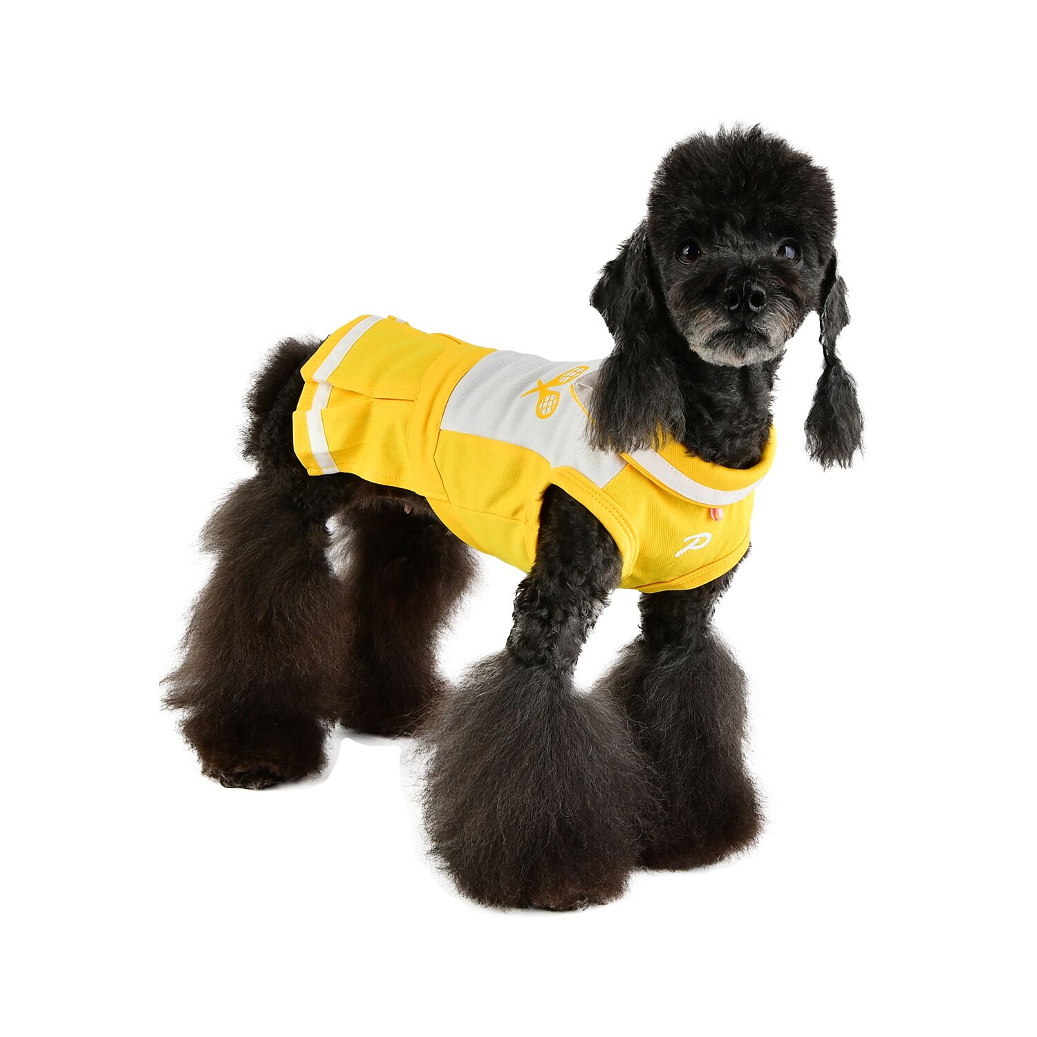 Платье теннисное для собак Puppia Ace желтое, размер L