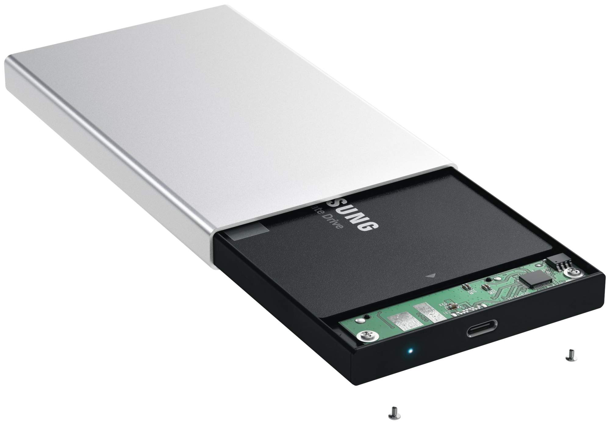 Внешний карман (контейнер) для HDD Satechi ST-TCDES Aluminum Silver