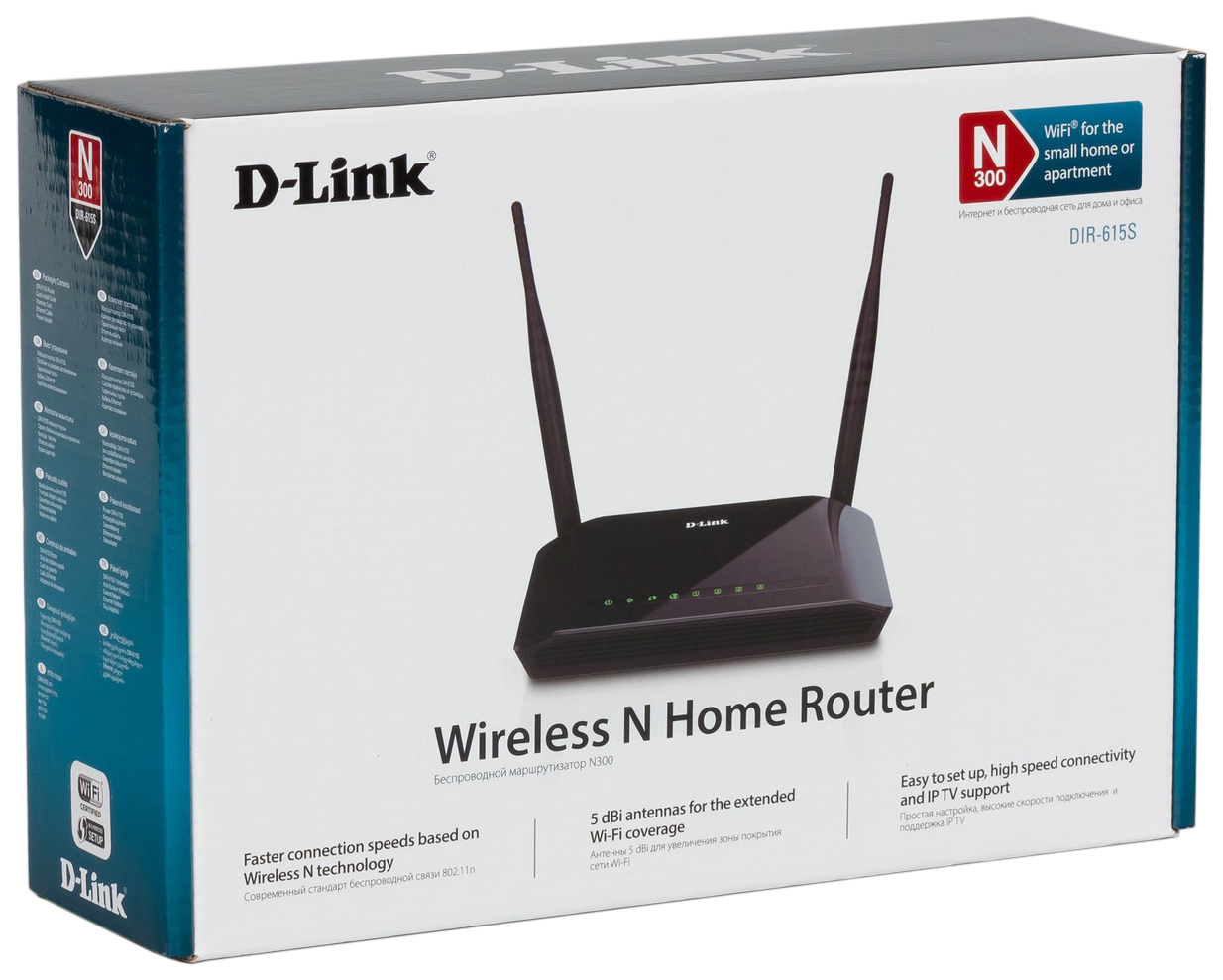 Wi-Fi роутер D-Link DIR-615S/A1B Black, купить в Москве, цены в  интернет-магазинах на Мегамаркет