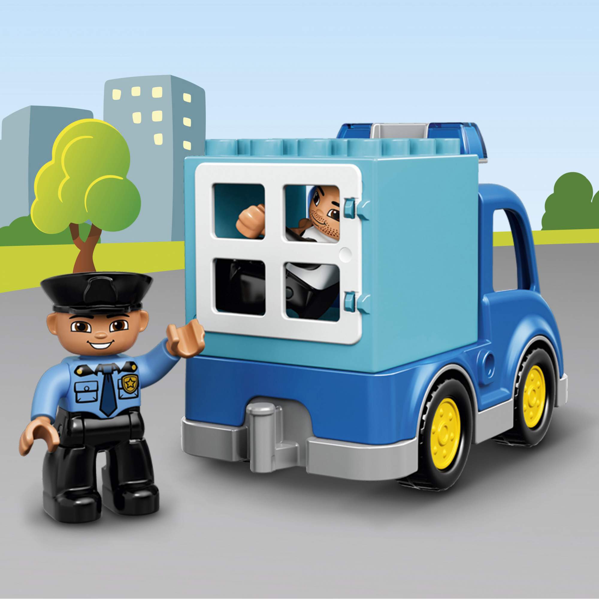 Конструктор LEGO DUPLO Town Полицейский патруль (10809) - отзывы  покупателей на Мегамаркет