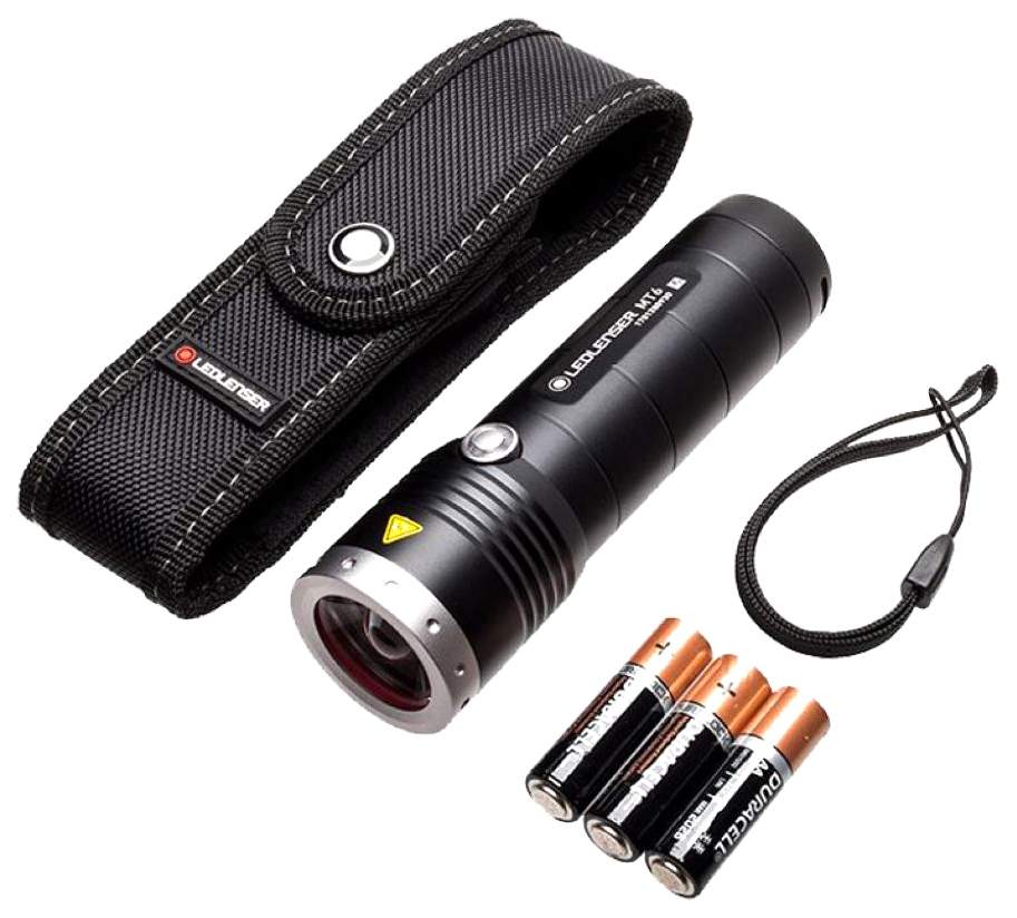 Туристический фонарь Led Lenser MT6 черный, 3 режима