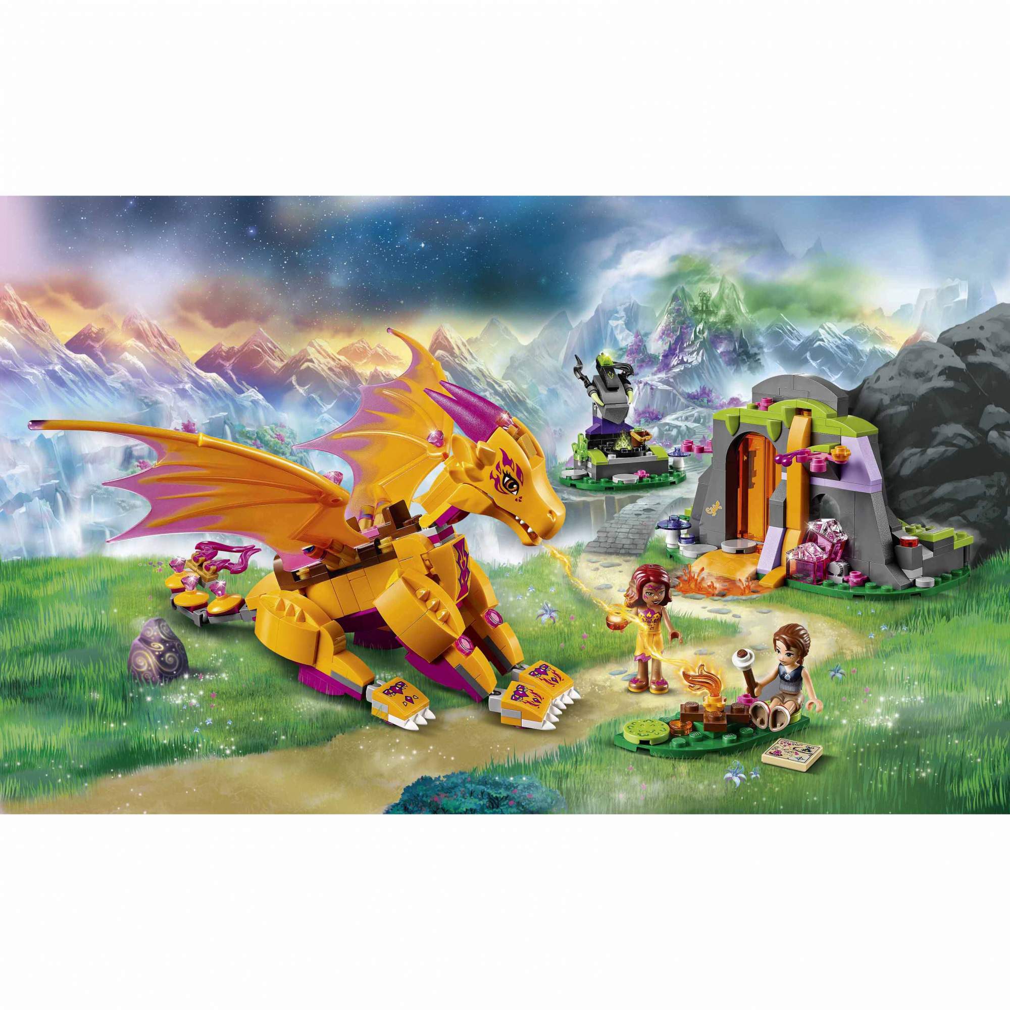 Конструктор LEGO Elves Лавовая пещера дракона огня (41175) - купить в  Shop-device, цена на Мегамаркет