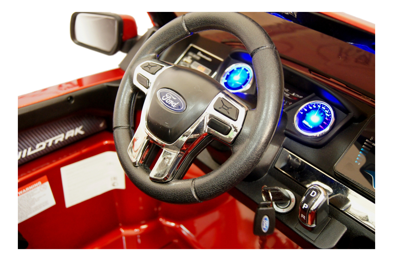 Электромобиль New Ford Ranger вишневый RIVERTOYS