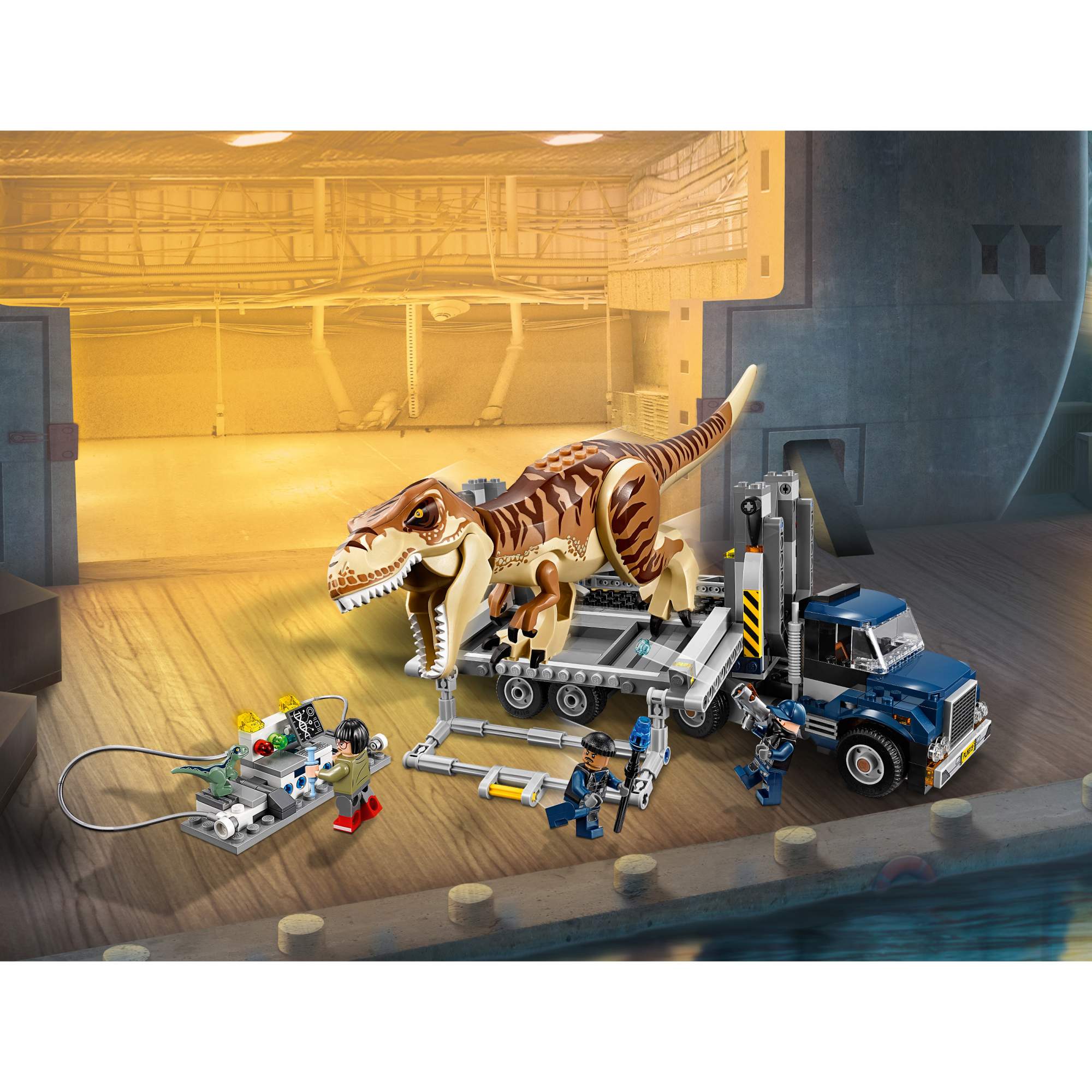 Купить конструктор LEGO Jurassic World Транспорт для перевозки Ти-Рекса  75933, цены на Мегамаркет | Артикул: 100023424101