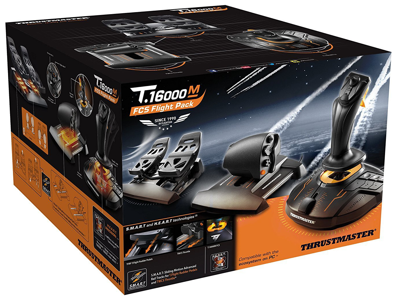 Flight pack. Thrustmaster 16000m FCS Hotas. Thrustmaster t-16000m FCS Flight Pack. Джойстик Thrustmaster t.16000m. Джойстик Thrustmaster t-16000m FCS (2960773).