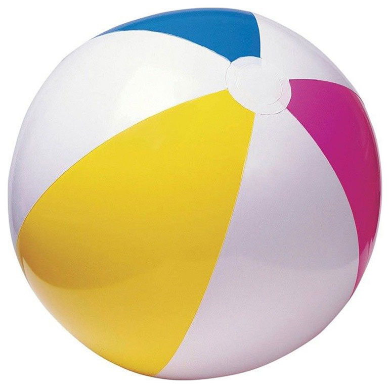 Мячик надувной Intex Gloossy Panel Ball 59030NP