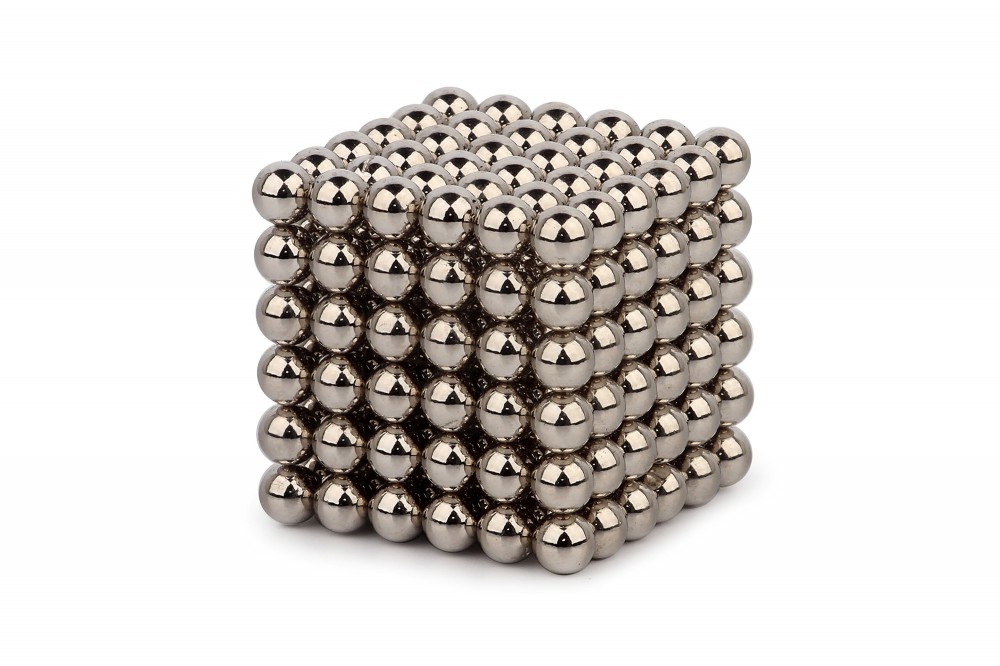 Куб из магнитных шариков Forceberg Cube 6 мм,стальной,216 эл.