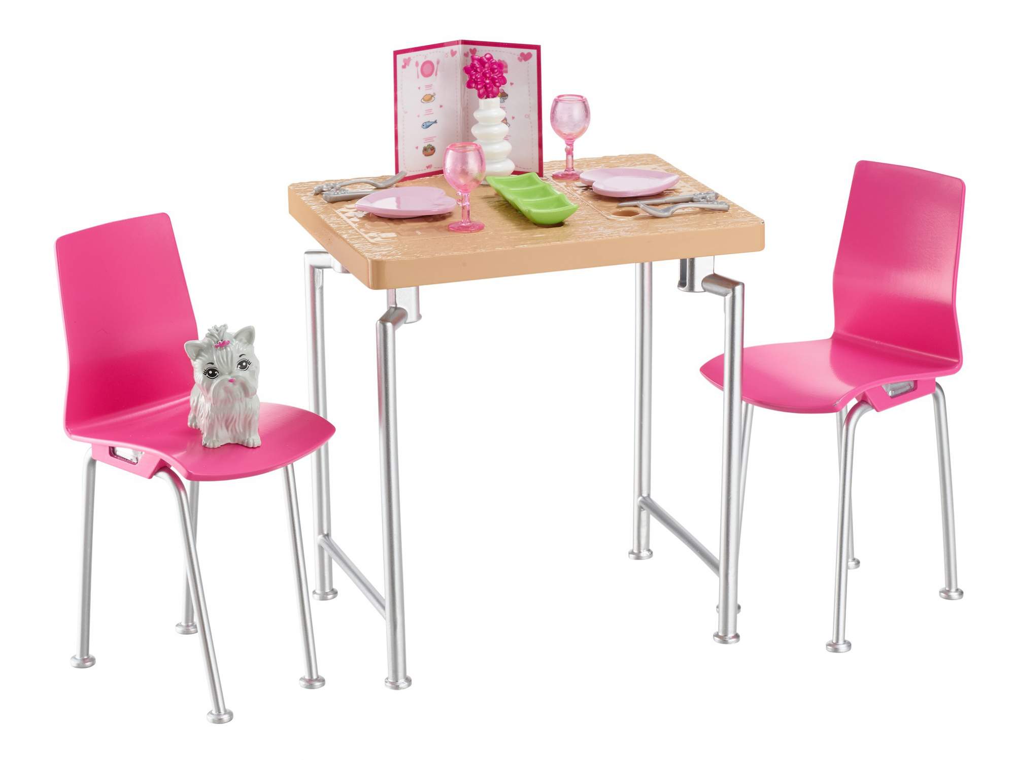 Наборы мебели Barbie Отдых дома DVX44 DVX45 Dining Set & Kitten – купить в  Москве, цены в интернет-магазинах на Мегамаркет