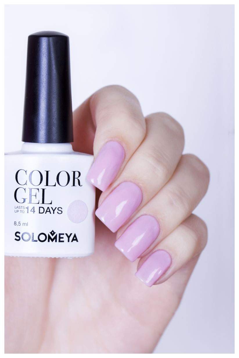 Купить гель-лак для ногтей Solomeya Color Gel Розоватый, цены в Москве наМегамаркет