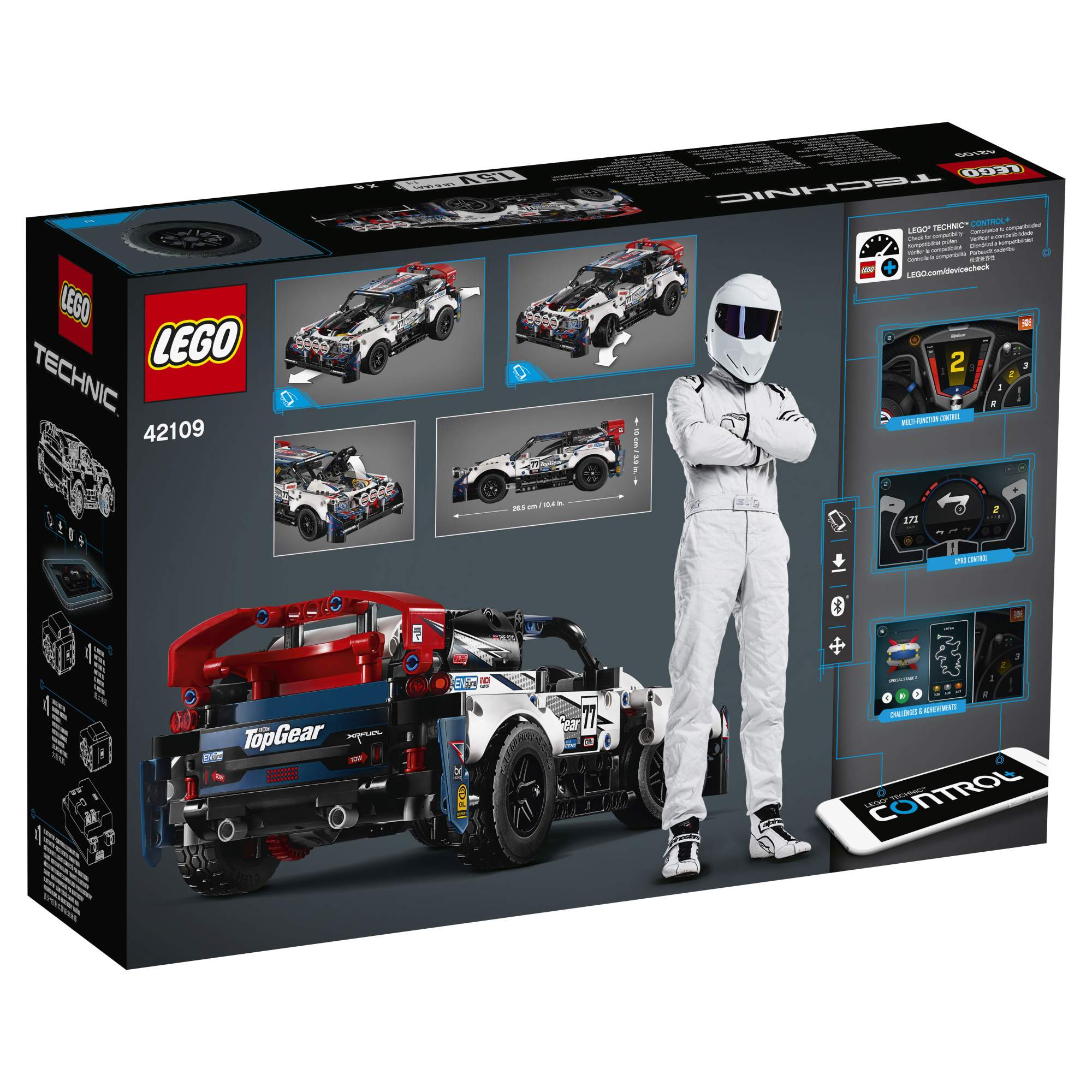 Отзывы о конструктор LEGO Technic 42109 Гоночный автомобиль Top Gear на  управлении - отзывы покупателей на Мегамаркет | конструкторы LEGO 42109 -  100025820502