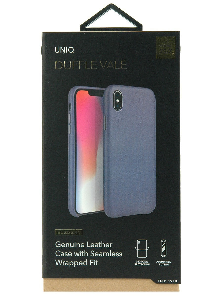 Чехол Uniq Duffle Vale Genuine Leathe для iPhone X/Xs Sterling – купить в  Москве, цены в интернет-магазинах на Мегамаркет