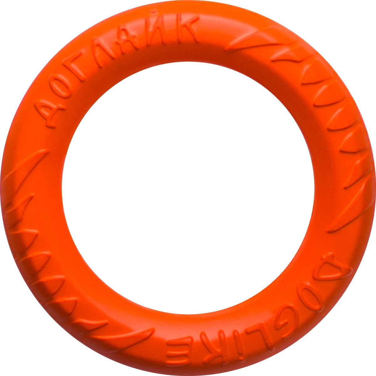 Апорт для собак DOGLIKE Кольцо 8-мигранное DL миниатюрное, оранжевый, 16.5 см