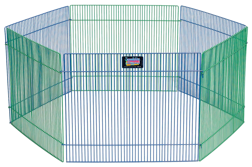 Вольер для грызунов Midwest Critterville, 6 панелей, цветной, 76х38х48 см