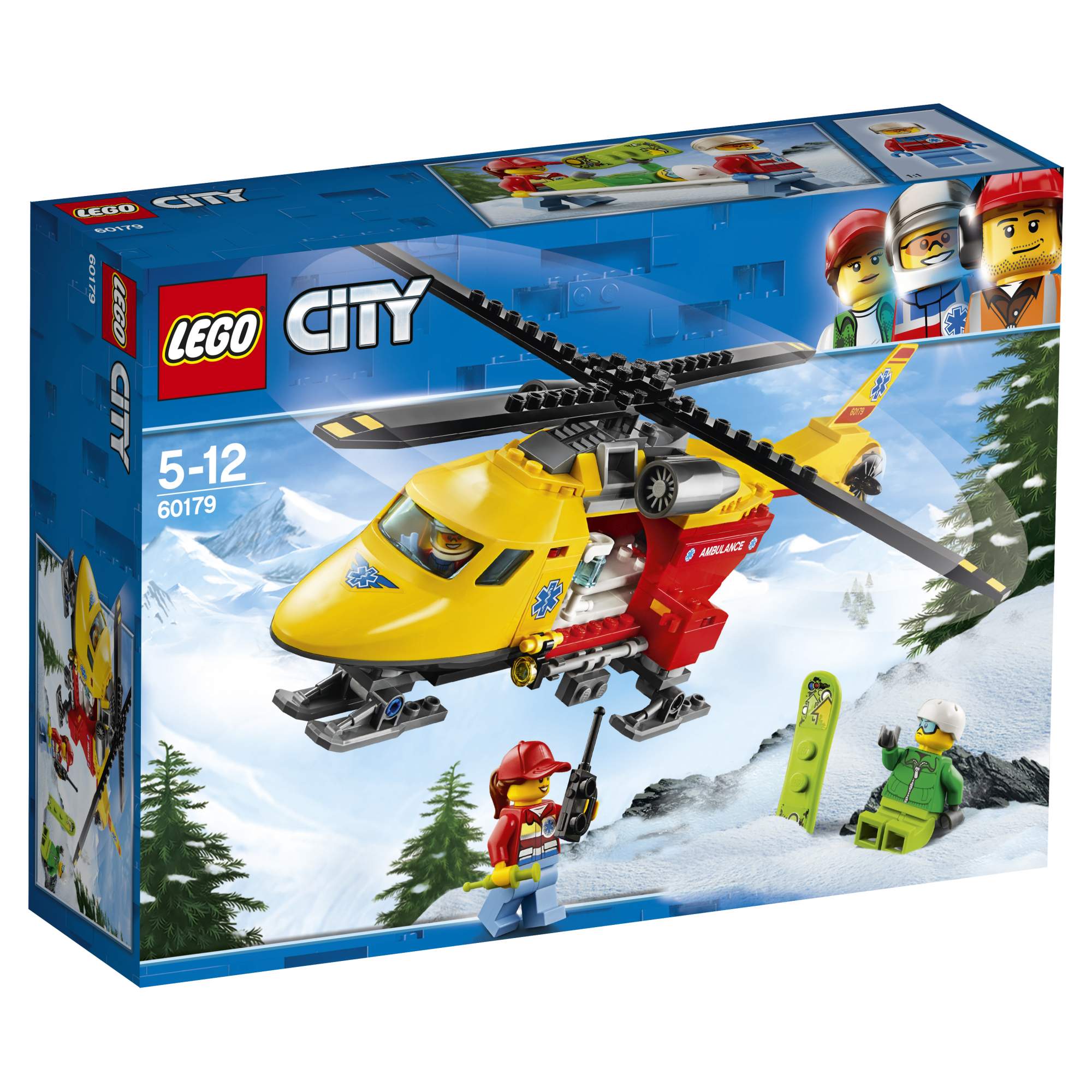 Отзывы о конструктор LEGO City Great Vehicles Вертолёт скорой помощи  (60179) - отзывы покупателей на Мегамаркет | конструкторы LEGO 60179 -  100023250903