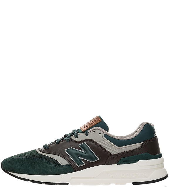 Кроссовки мужские New Balance CM997HXA/D зеленые/коричневые/серые 9.5 US -  купить в Москве, цены на СберМегаМаркет