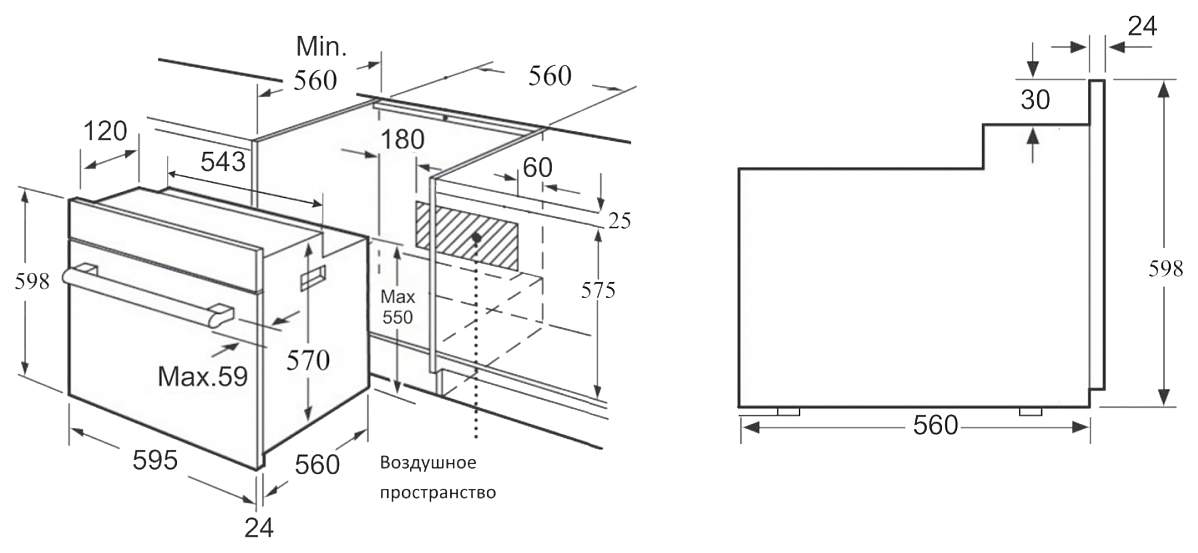 Газовый духовой шкаф korting ogg 771 cfn характеристики