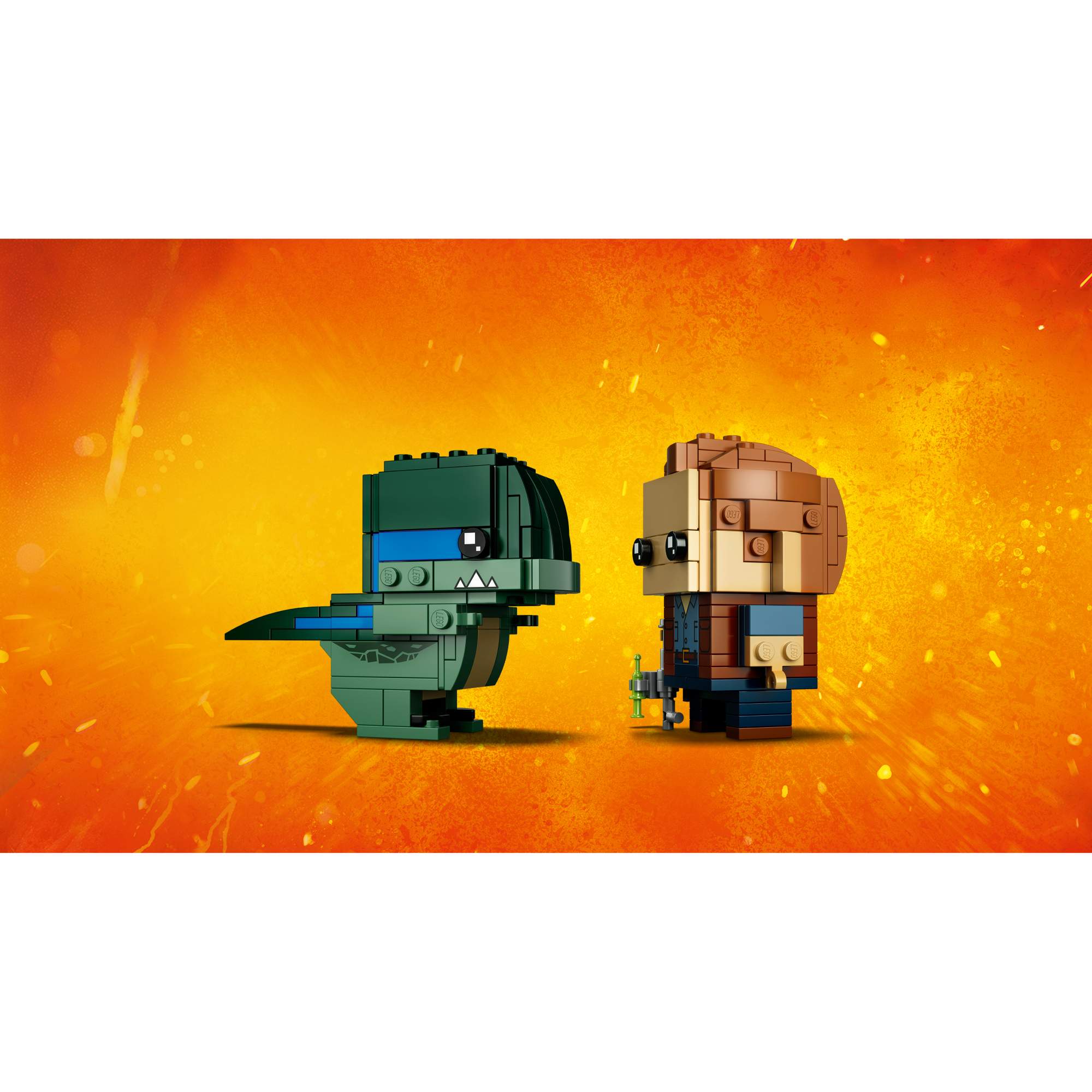 Brickheadz cheap jurassic world