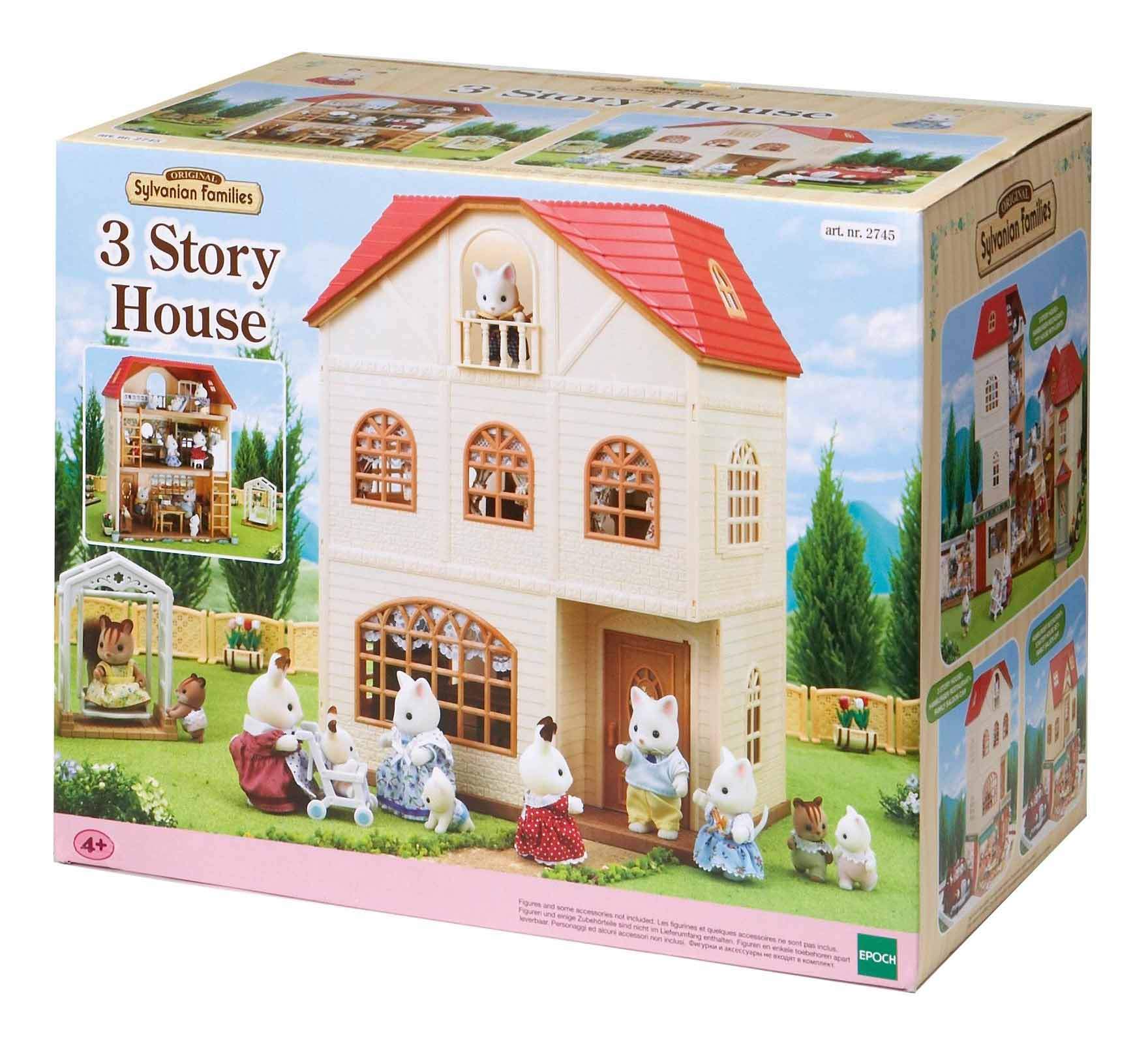 Дом families. Игровой набор Sylvanian Families трехэтажный дом 2745/4755. Домик Сильвания Фэмили 2745. Сильвания Фэмили дом. Домик Сильвания Families.