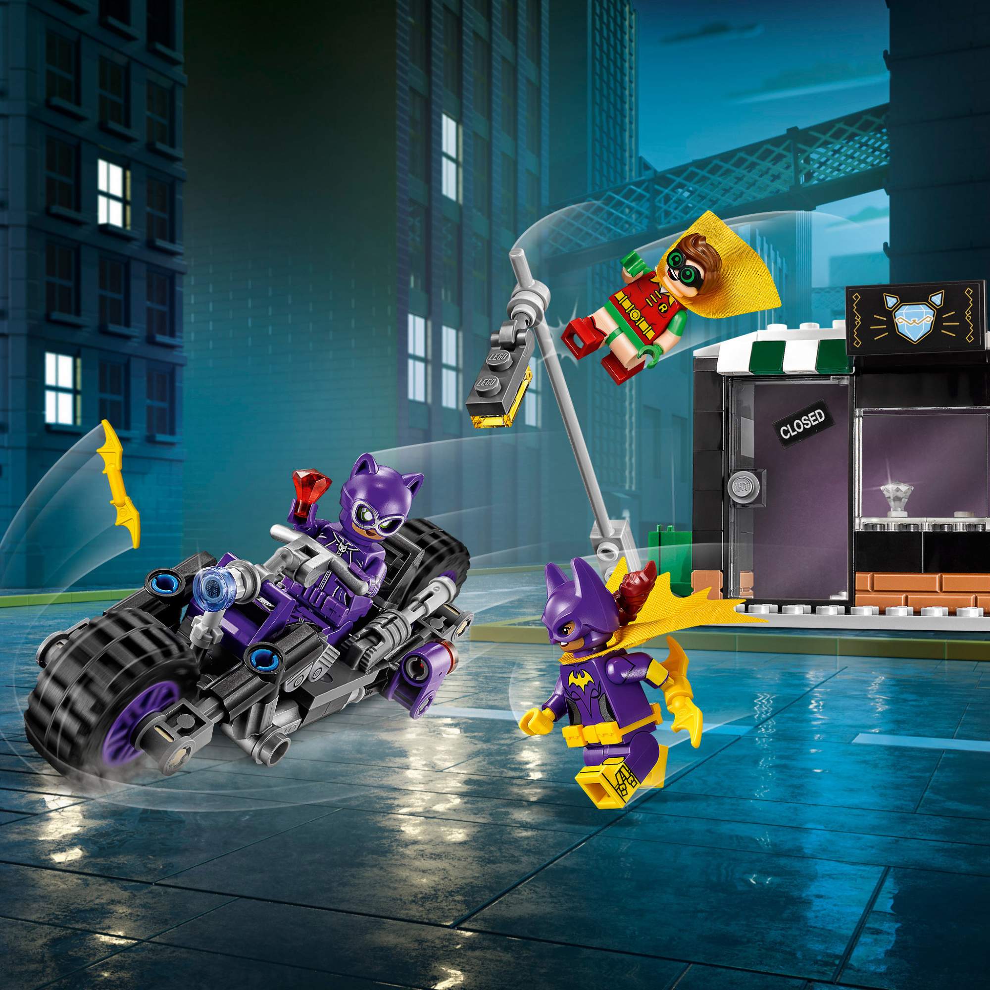 Конструктор LEGO Batman Movie Погоня за Женщиной-кошкой (70902) - купить в  Москве, цены на Мегамаркет | 100000075503