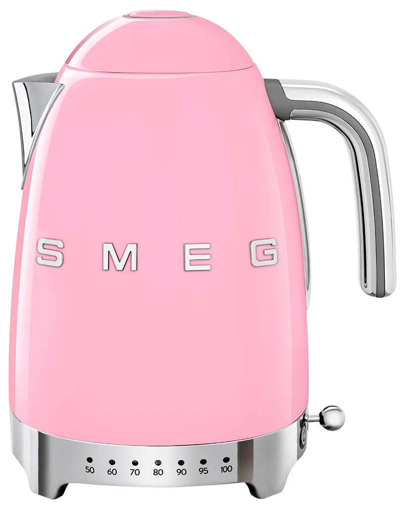 Чайник электрический Smeg KLF04PKEU 1.7 л розовый, купить в Москве, цены в интернет-магазинах на Мегамаркет