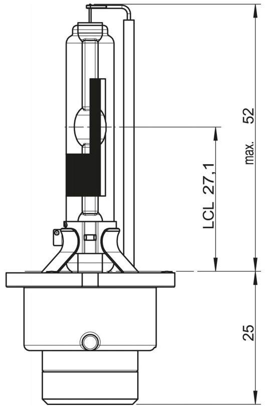 Лампа ксеноновая автомобильная OSRAM D4R 35W (66450)