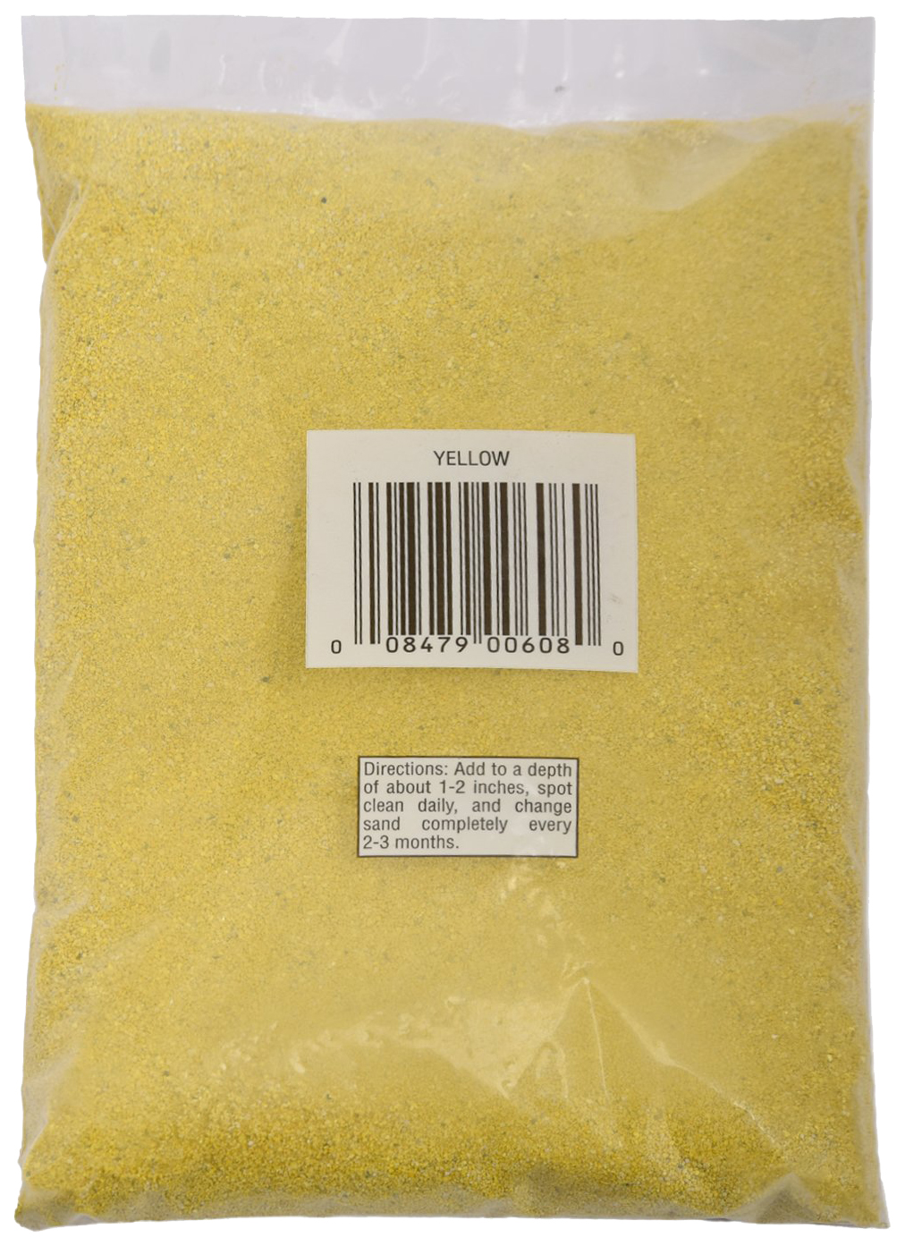 Натуральный песок для аквариумов CaribSea Crabitat для раков-отшельников, желтый, 1кг 0,9л
