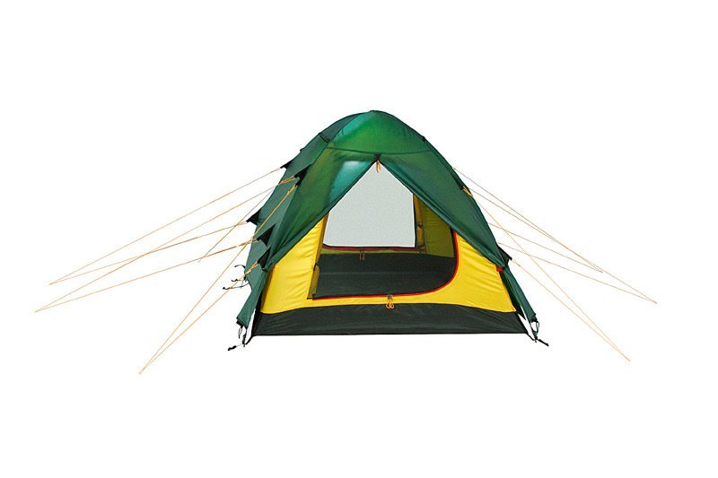 Палатка Alexika Nakra 2 двухместная зеленая
