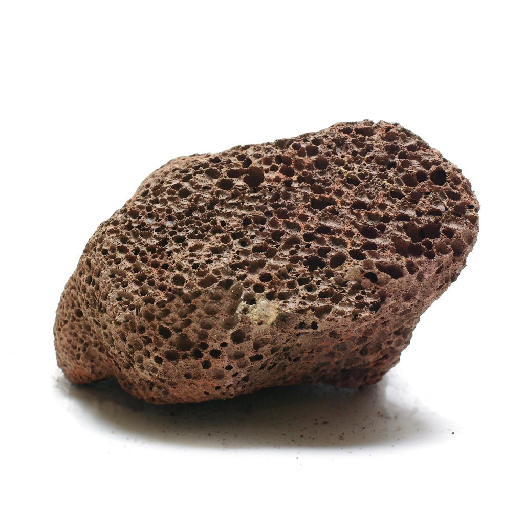 Камень для аквариума и террариума UDeco Brown Lava M, натуральный, 15-25 см